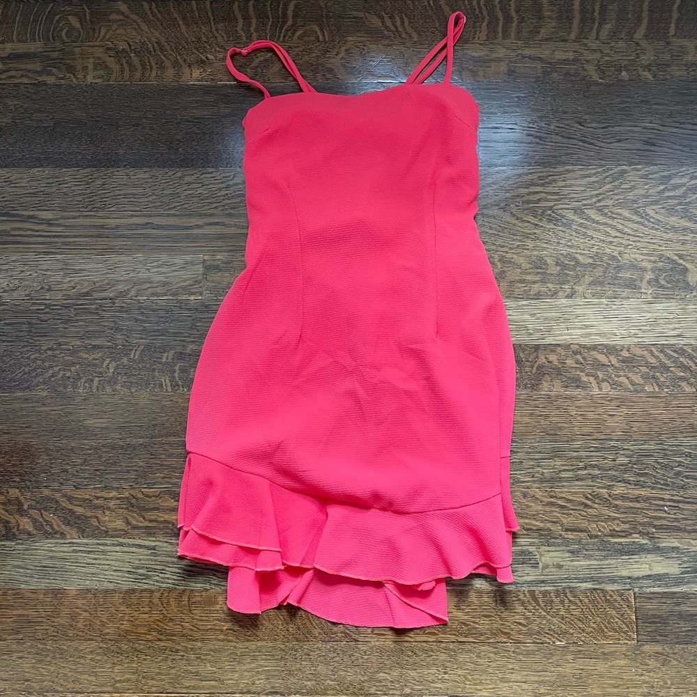 lucy in the sky hot pink dress